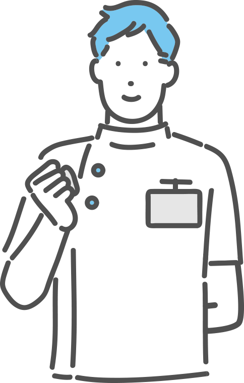 スタッフのイラスト